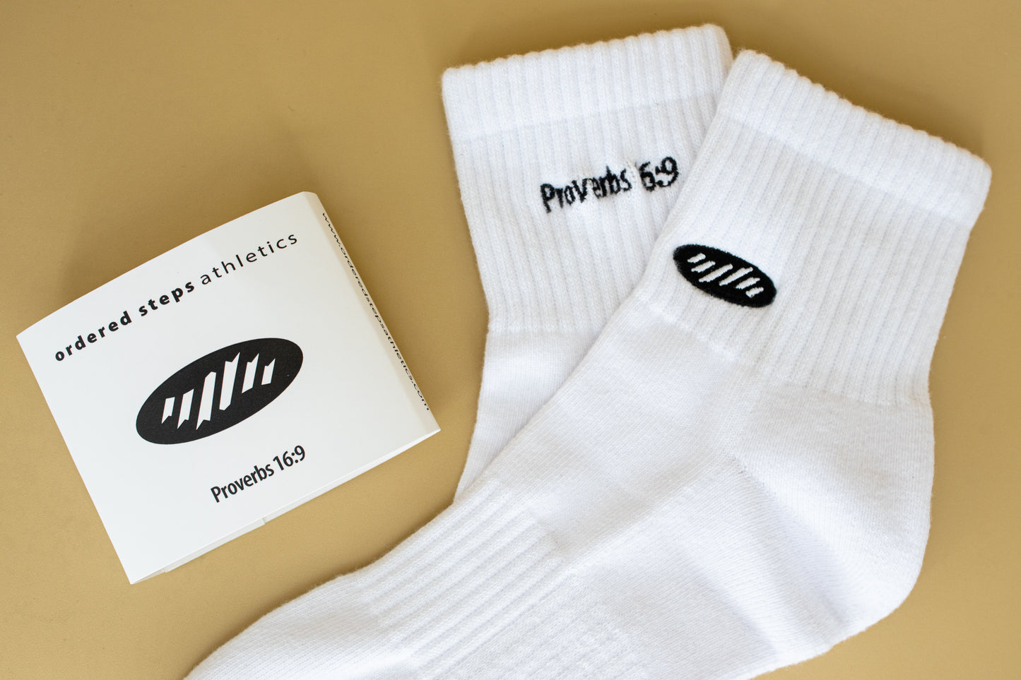 Ordered Steps Quarter Crew Socks